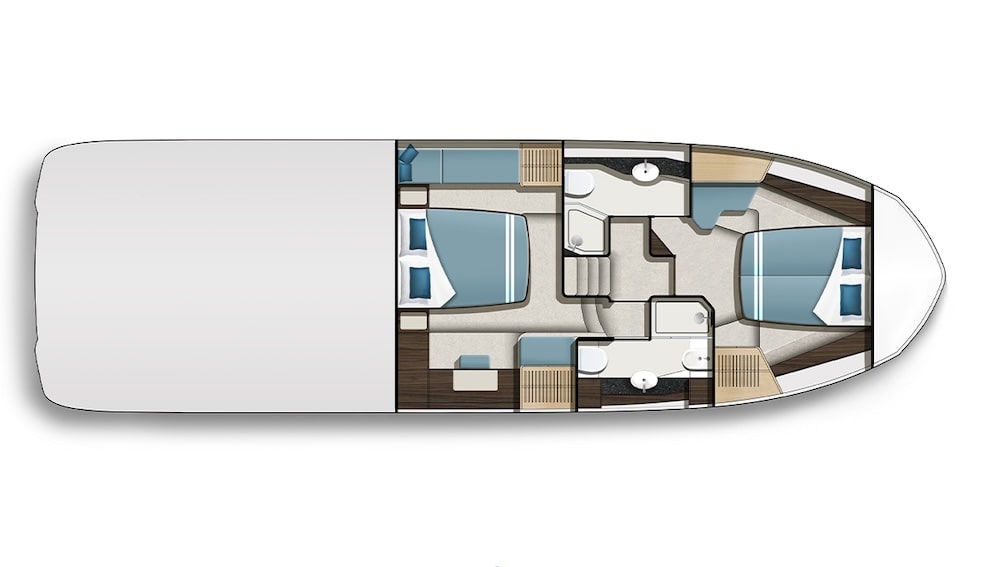 Galeon Flybridge 440 Preview Image Plan