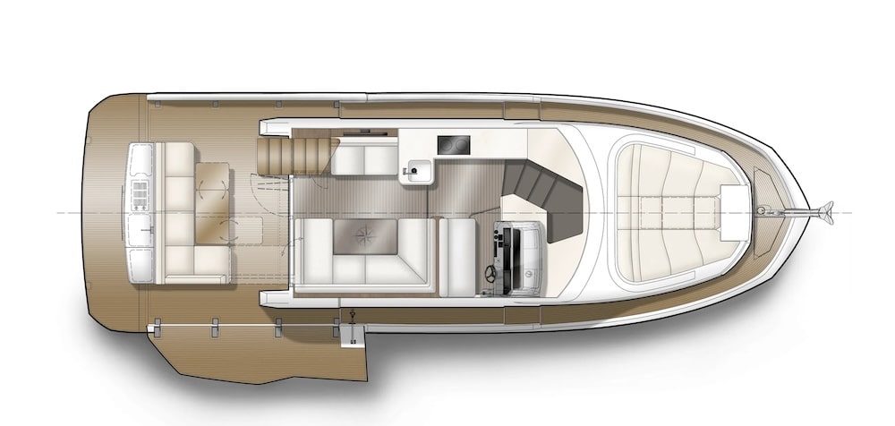 Galeon Hardtop 410 Preview Image Plan