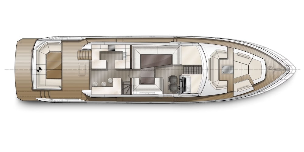 Galeon Flybridge 680 Preview Image Plan