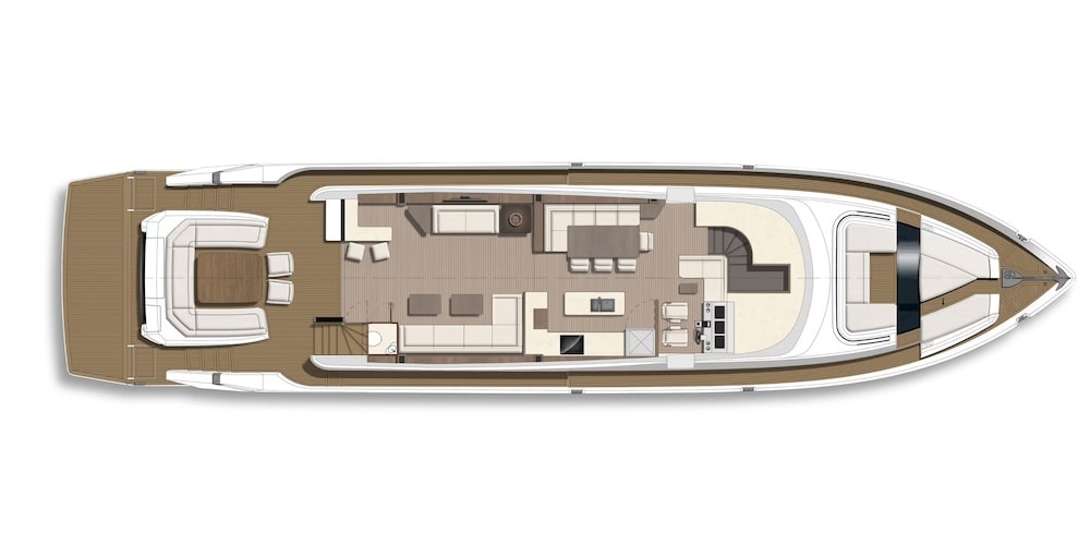 Galeon Flybridge 800 Preview Image Plan