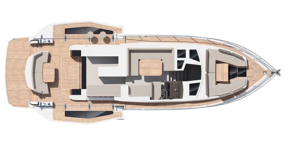 Galeon Flybridge 500 Preview Image Plan