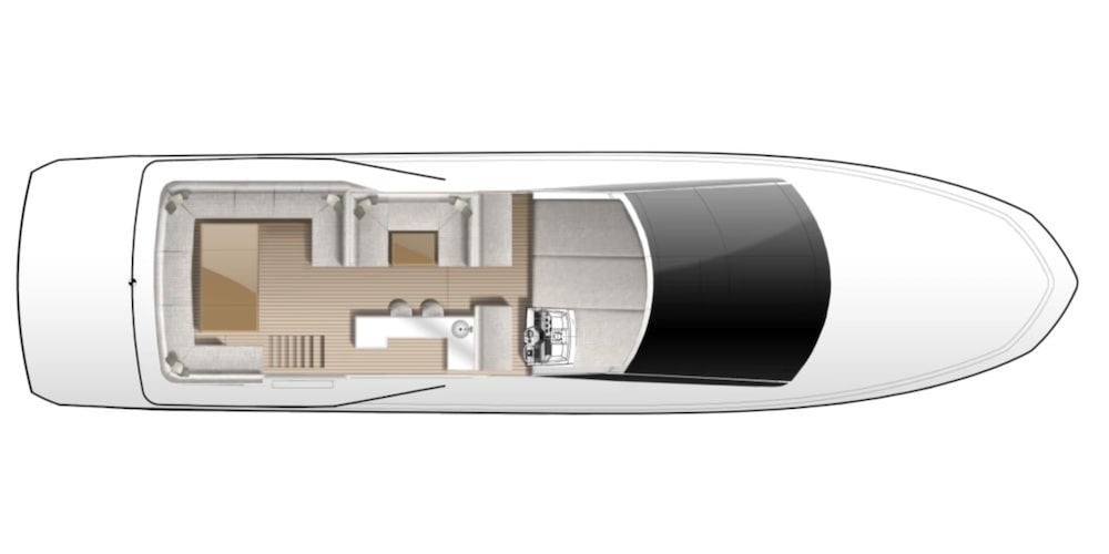 Galeon Flybridge 640 Preview Image Plan