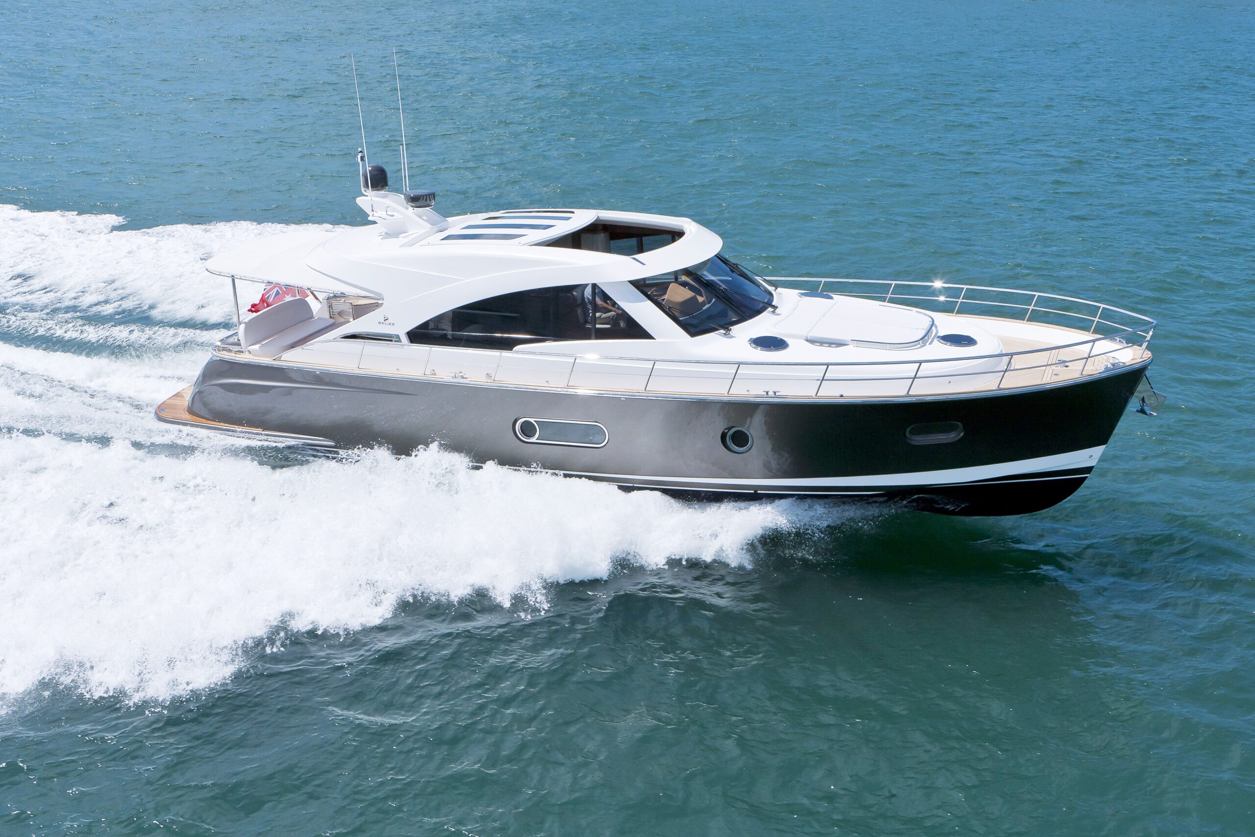 Riviera Boat Belize 54 Sedan Anchored Preview Image
