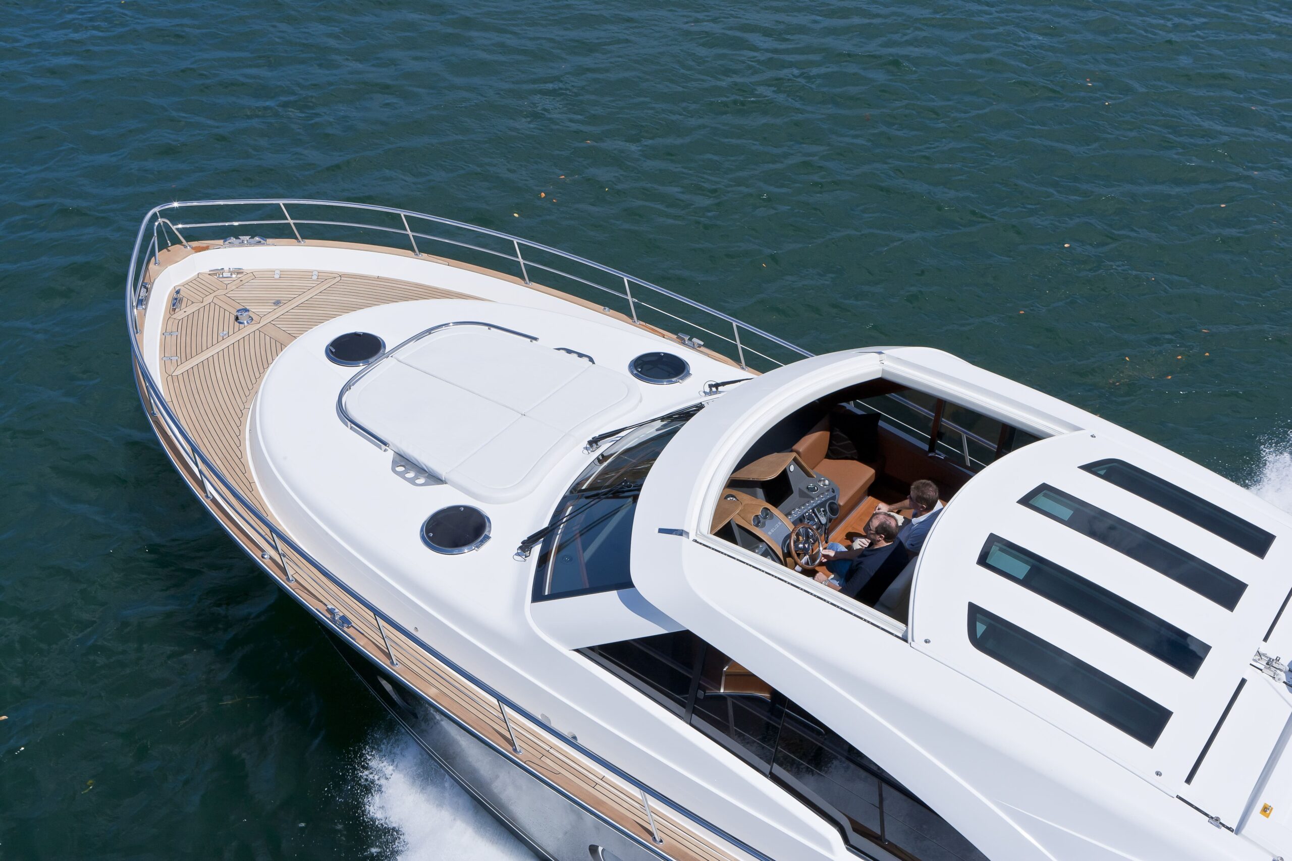 Riviera Boat Belize 54 Sedan Anchored Preview Image