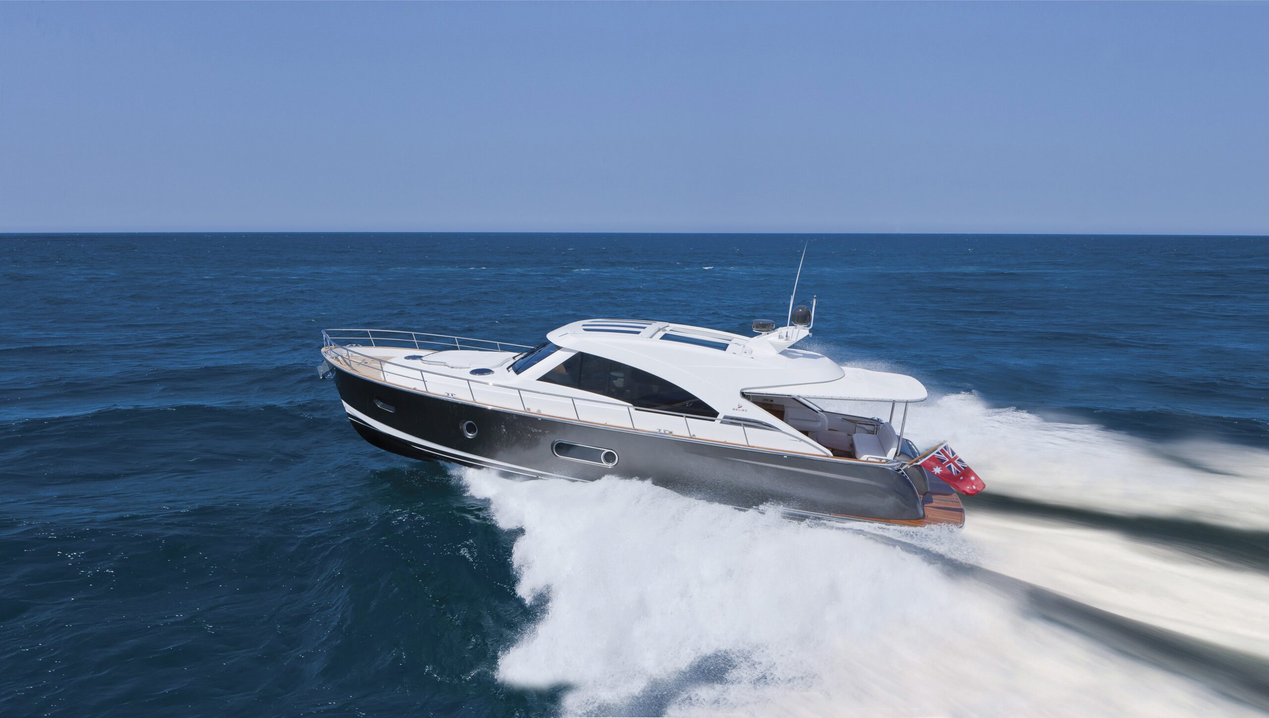 Riviera Boat Belize 54 Sedan Anchored Preview Image