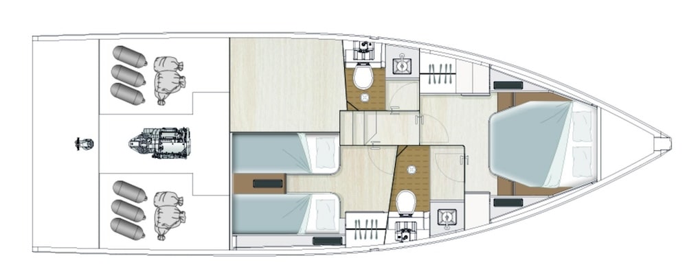 Moody Sail Boat 41 DS Preview Image Plan