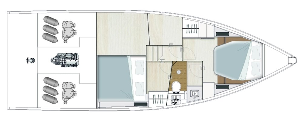 Moody Sail Boat 41 DS Preview Image Plan