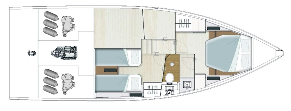 Moody Sail Boat 41 DS Preview Image Plan