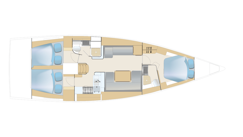 Dehler Sail Boat Preview Image Plan