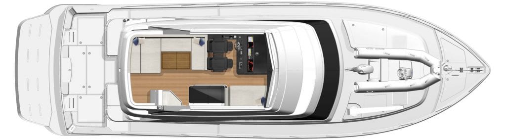 Riviera 50 Sports Motor Yacht Preview Plan Image