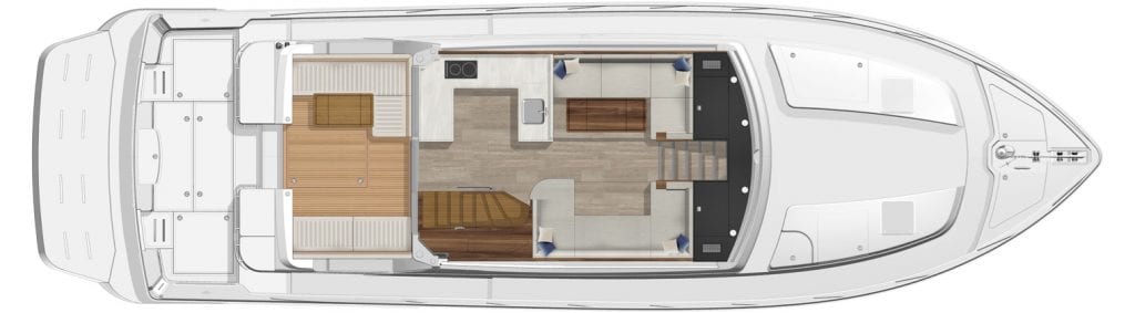 Riviera 50 Sports Motor Yacht Preview Plan Image