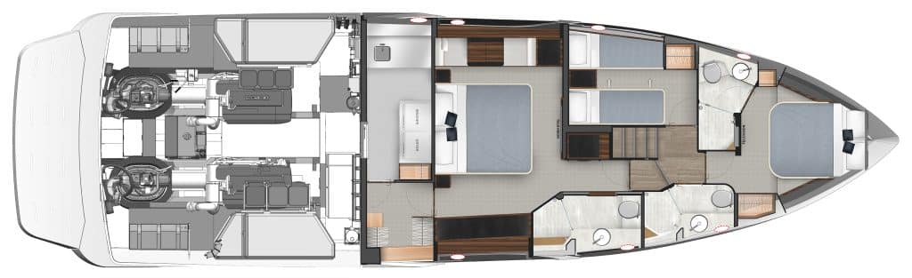 Riviera 58 Sports Motor Yacht Preview Plan Image