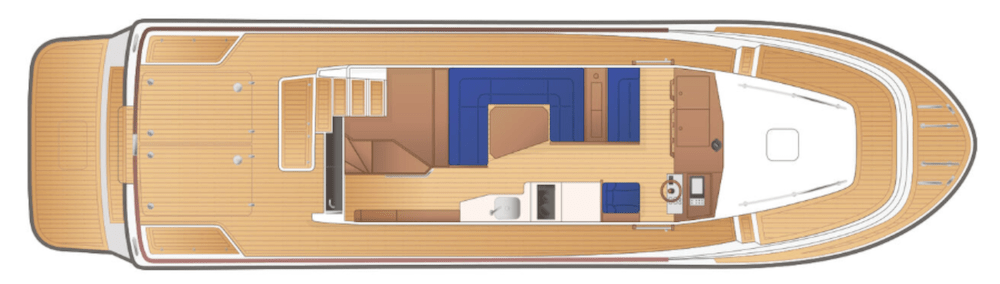 Targa 46 Boat Preview Image Plan
