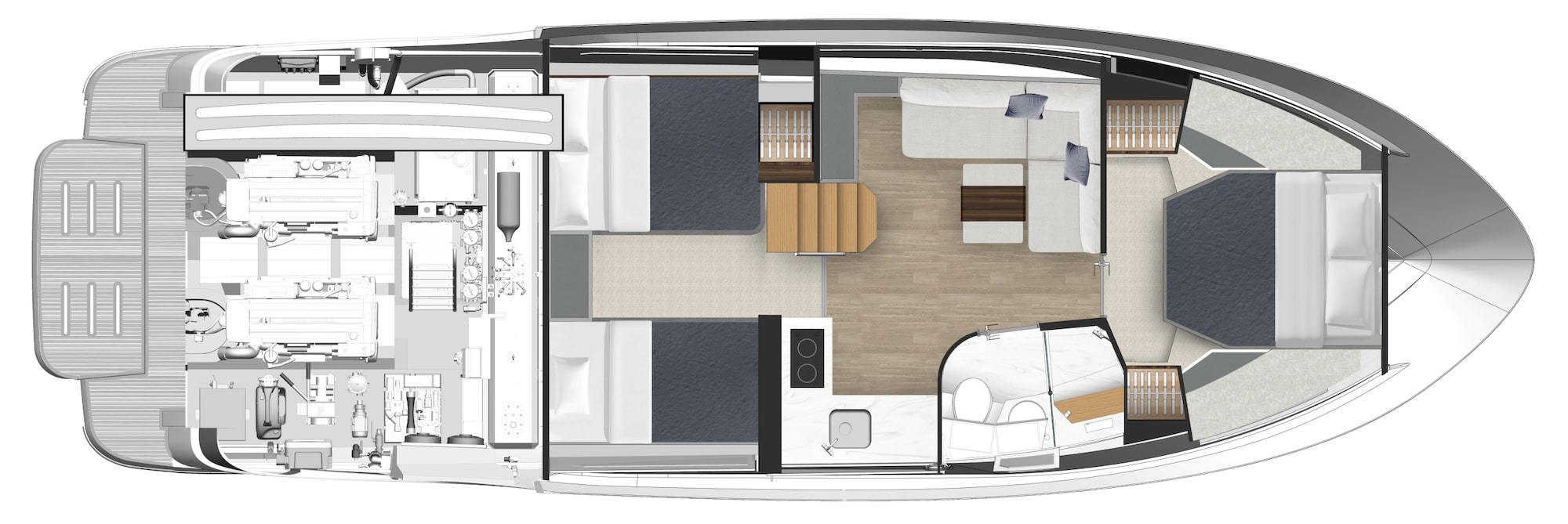 Websize-Riviera-4300-Sport-Yacht-Accommodation-scaled-min