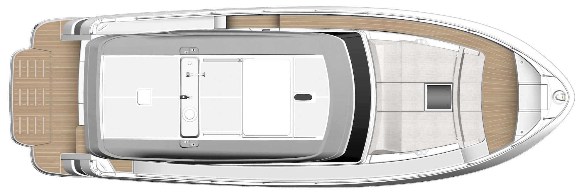Riviera 4300 Sports Express Anchored Preview Plan Image