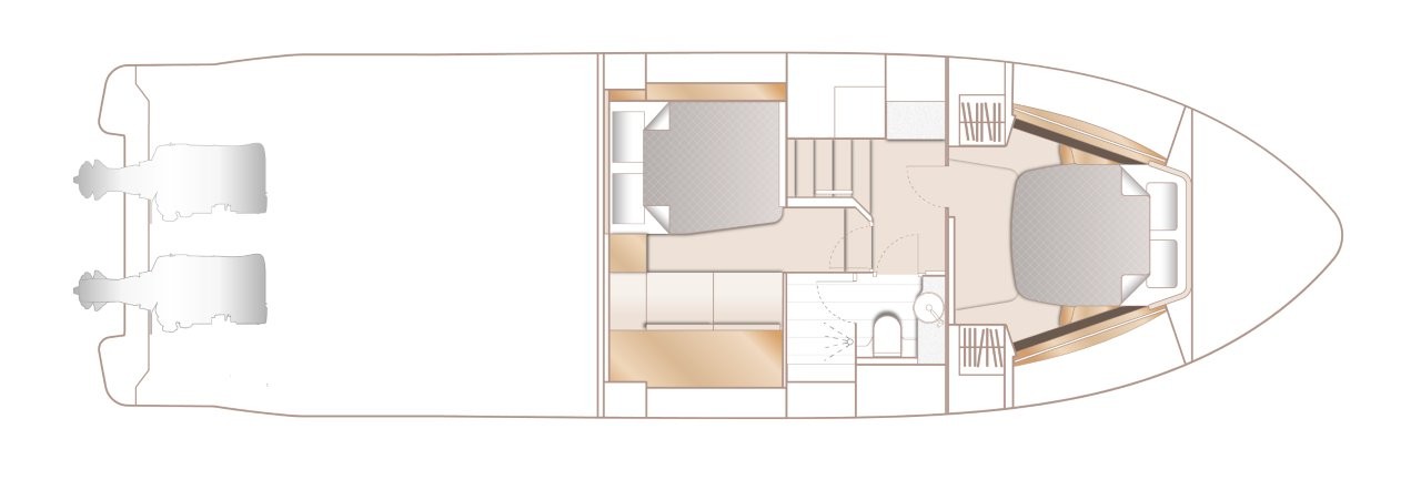 c48-open-layout-lower-deck-optional-forward-cabin