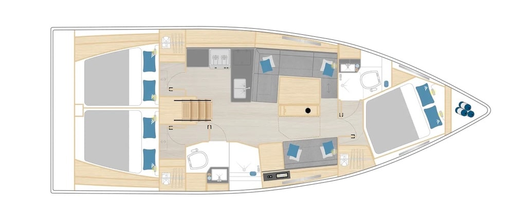 Hanse Sail Boat 360 ST Preview Image Plan