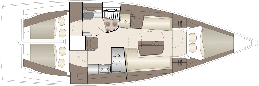 Dehler Sail Boat Preview Image Plan