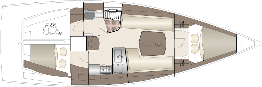Dehler Sail Boat Preview Image Plan