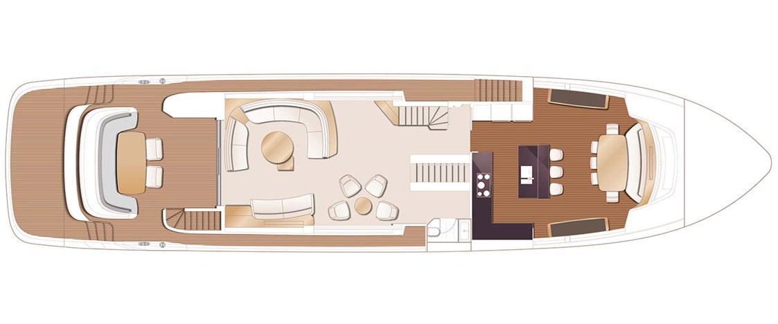 Princess X95 Vista Boat Preview Plan Image